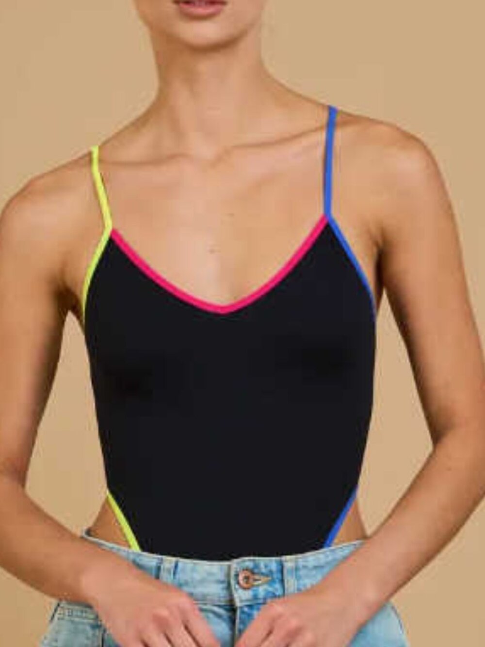 Contrast Bodysuit